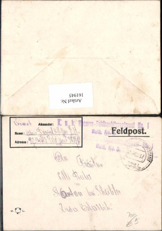 Alte Ansichtskarte – Old Postcard