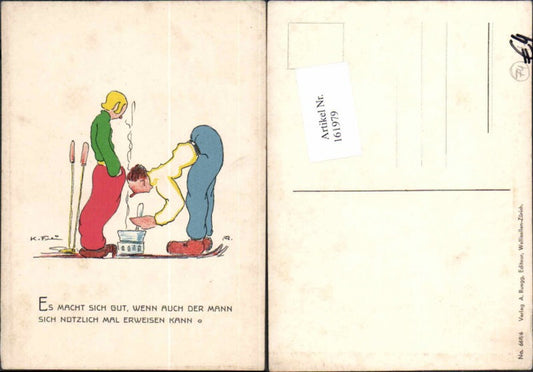 161979,Karikatur K. Frein  Humor Sport Wintersport