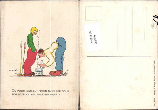 161980,Karikatur K. Frein  Humor Sport Wintersport
