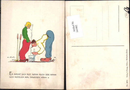 161982,Karikatur K. Frein  Humor Sport Wintersport