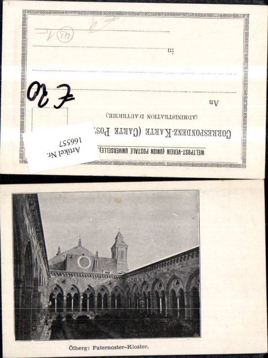 166557,Ölberg Paternoster Kloster Bethlehem