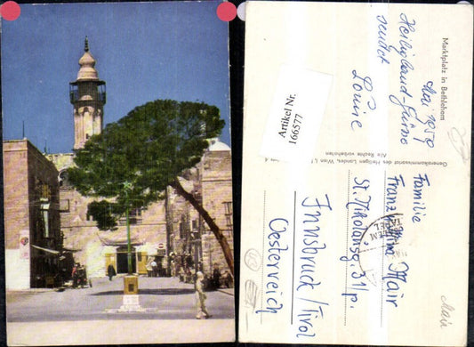 166577,Marktplatz b. Bethlehem 1959
