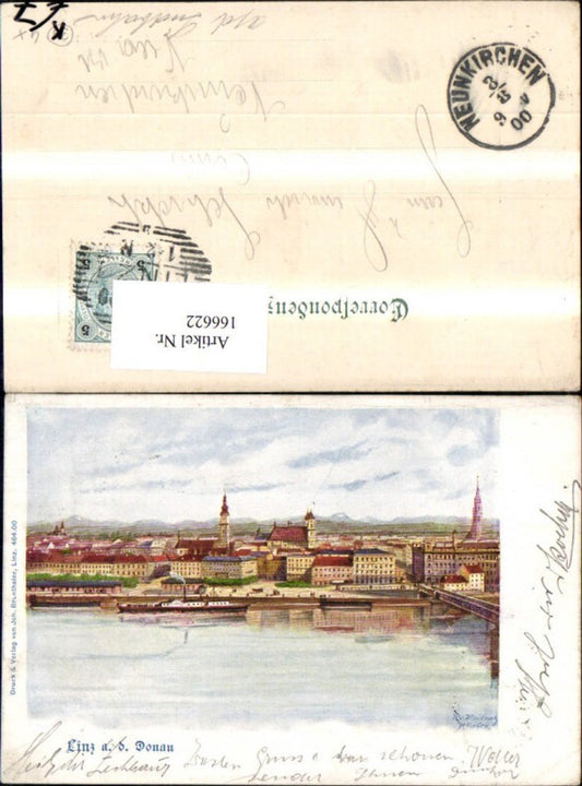 166622,Linz 1900 Künstler Ak sign Hr. Heidner