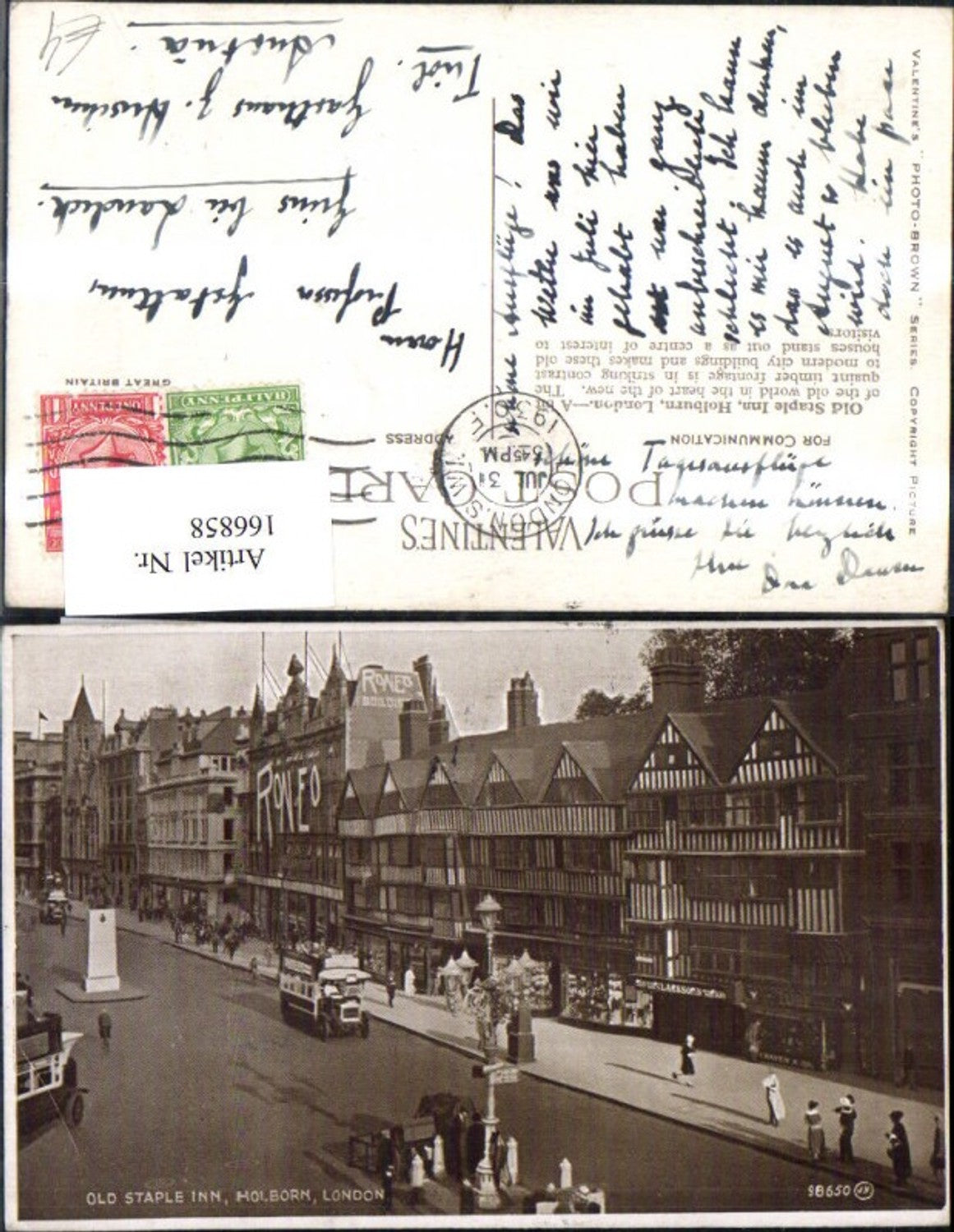 Alte Ansichtskarte – Old Postcard