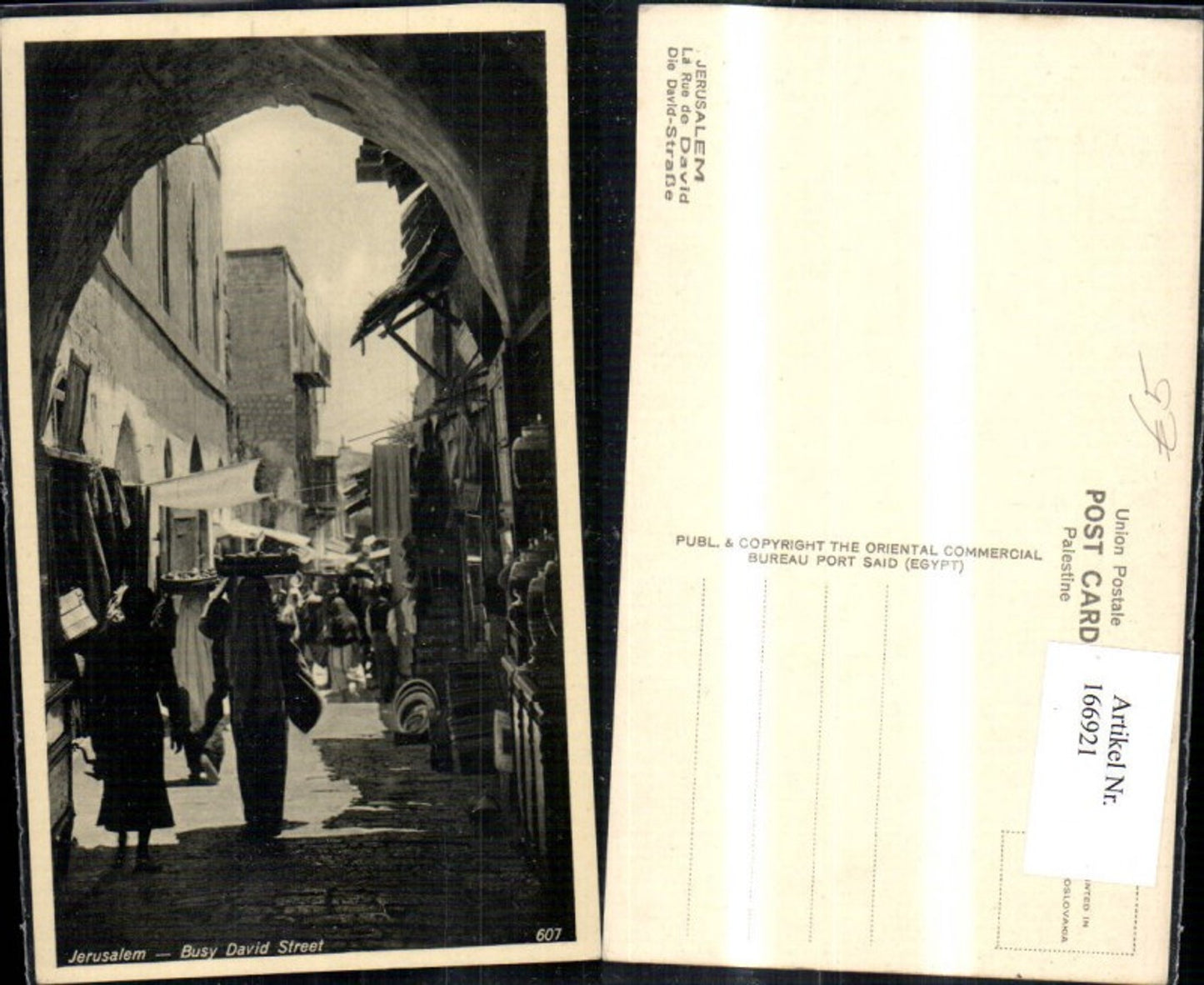 166921,Jerusalem La Rue de David David Street