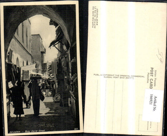 166921,Jerusalem La Rue de David David Strasse