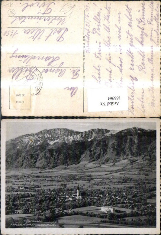 166964,Kirchdorf mit Kremsmauer Pyhrnbahn pub F.E. Brandt 5820