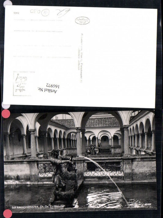166972,Stift Kremsmünster Fischbehälter
