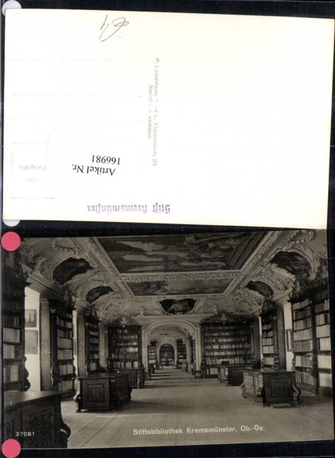 166981,Kremsmünster Stiftsbibliothek Bibliothek