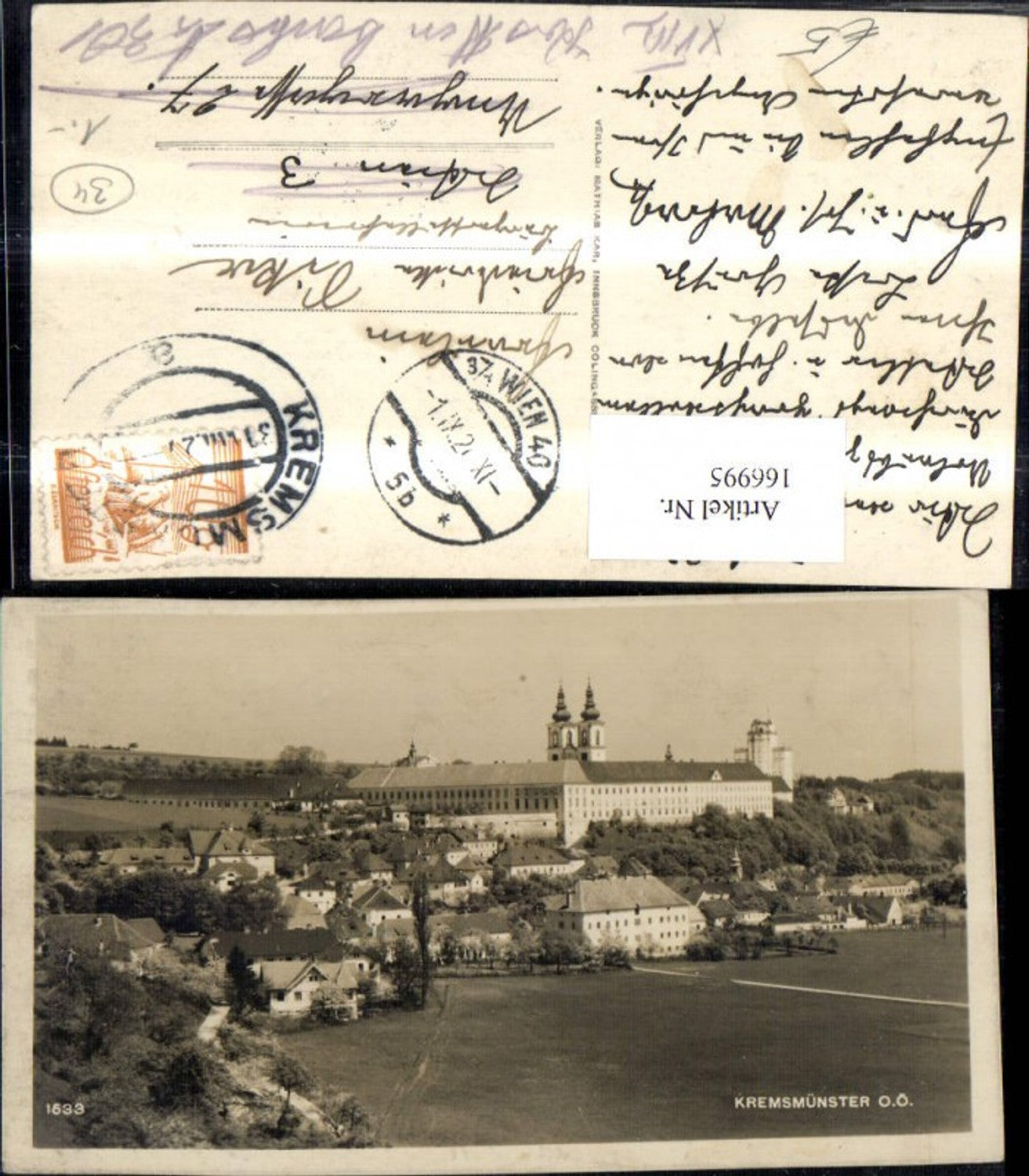 166995,Kremsmünster Totale