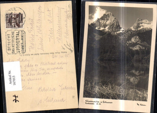 167013,Hinterstoder Schiederweiher m. Spitzmauer pub Photo Hubmann