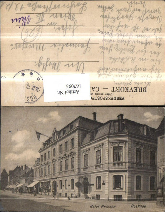 167095,Roskilde Hotel Prinsen 1919