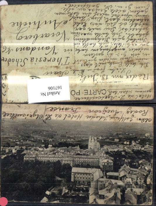 167106,Rodez Vue Generale et l ancien Seminaire
