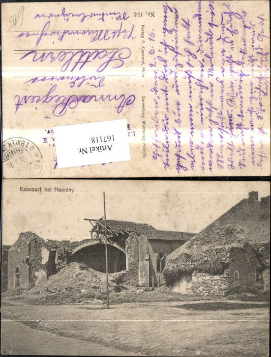167118,Raucourt bei Nomeny 1916