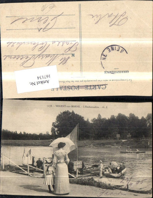 167134,Nogent sur Marne L Embarcadere Boot Personen