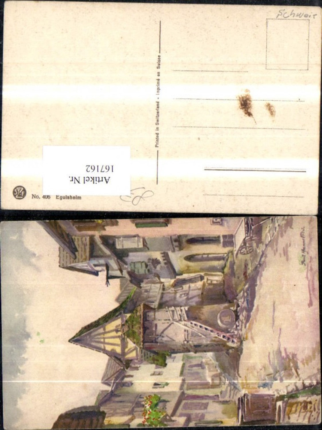 167162,Eguisheim Künstler Ak