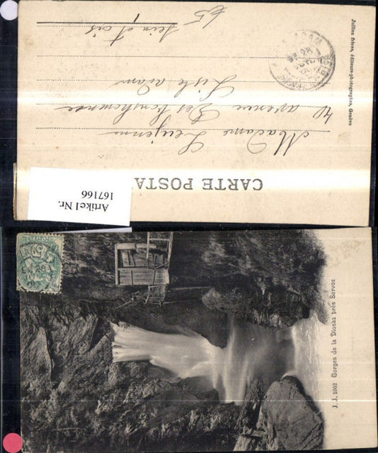 167166,Gorges de la Diosaz pres Servoz Wasserfall