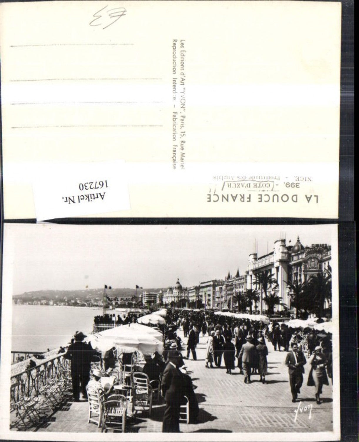 167230,Cote d Azur Nice Nizza Promenade des Anglais Uferpromenade Personen