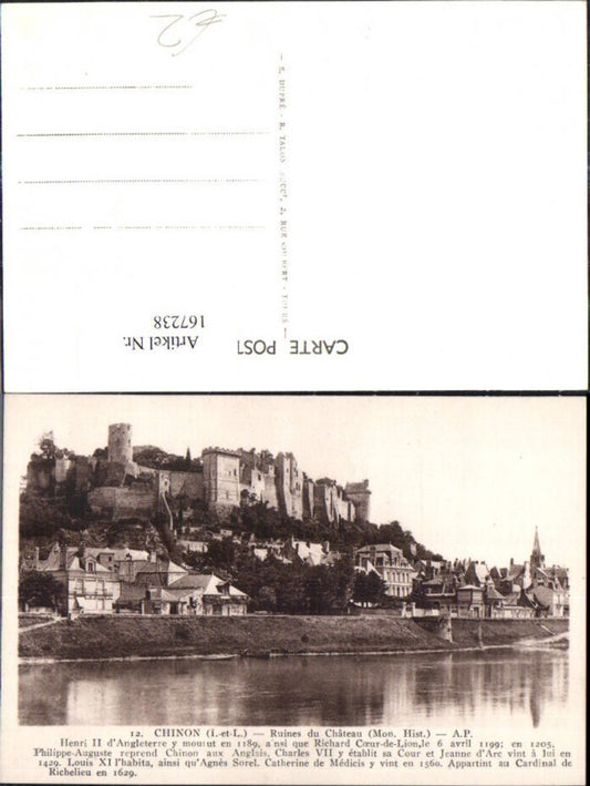 167238,Chinon Ruines du Chateau