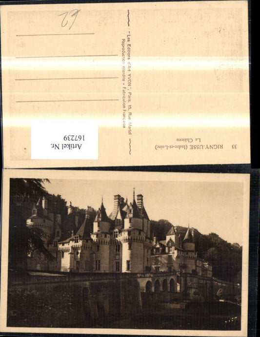 167239,Rigny Usse Indre et Loire Le Chateau