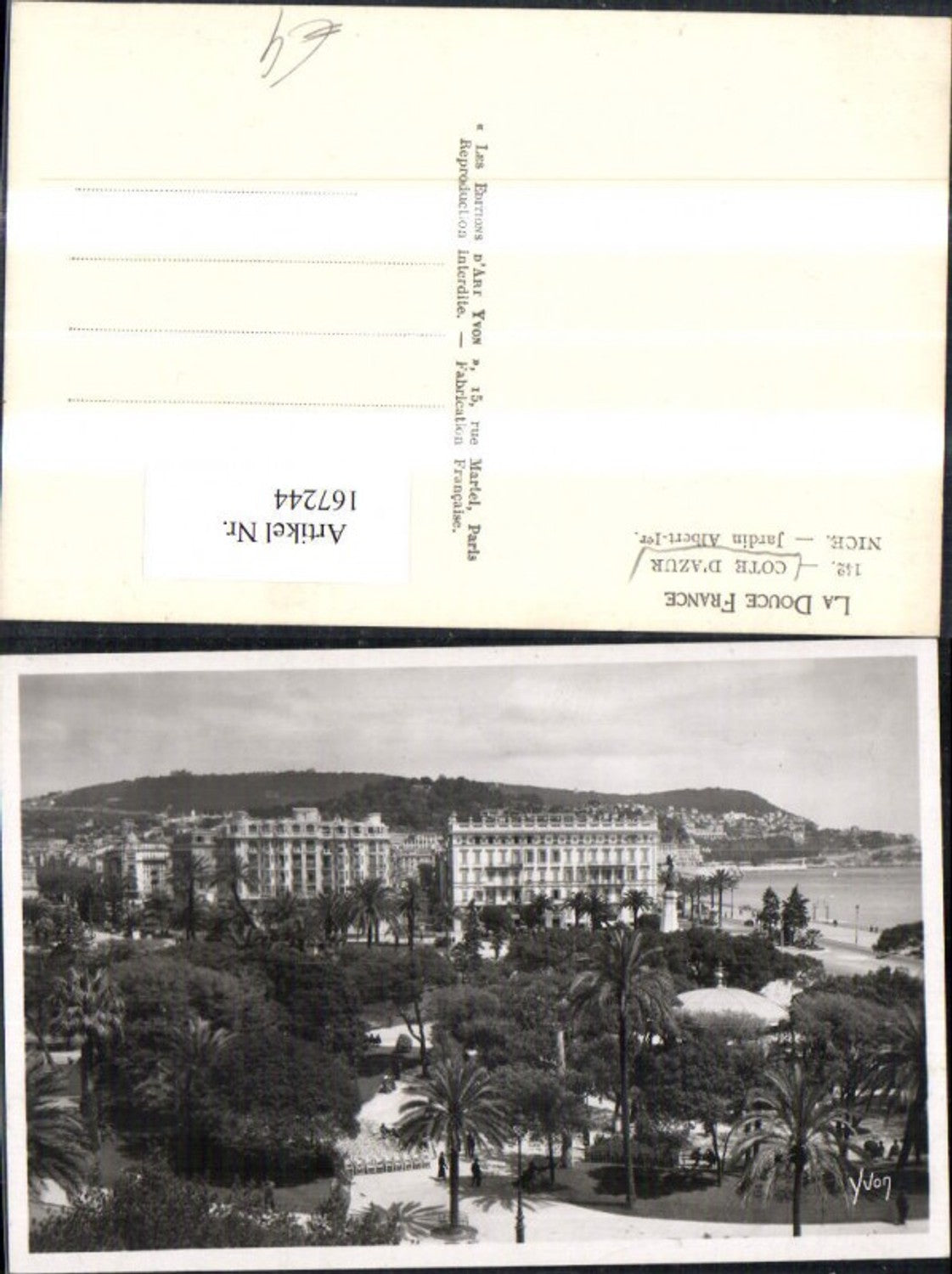 167244,Nice Nizza Cote d Azur Jardin Albert I