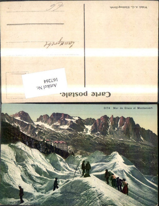 167264,Mer de Glace et Montanvert Bergsteiger