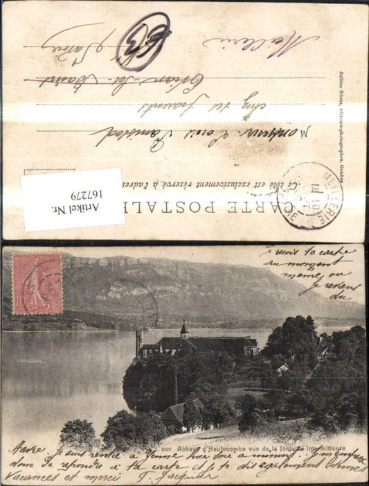 167279,Abbay d Hautecombe vue de la fontaine intermittente 1906