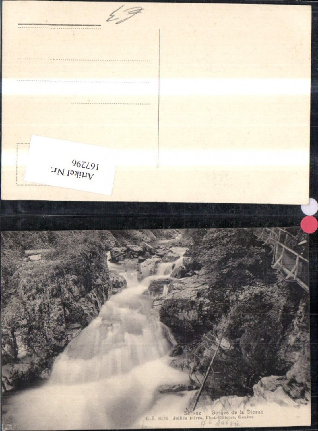 167296,Servoz Gorges de la Diosaz Wasserfall
