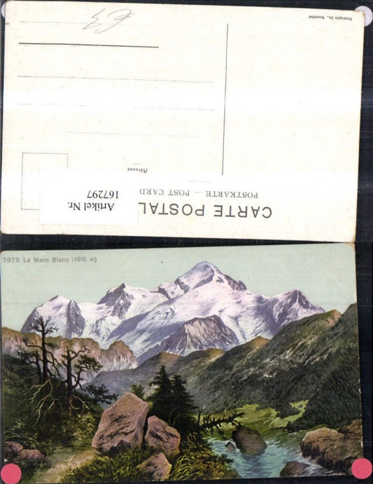 167297,Le Mont Blanc Bergansicht