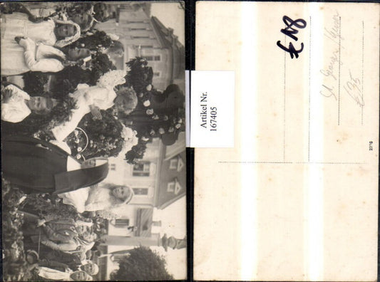 167405,Foto AK St. Georgen a. d. Gusen Glockenweihe Kinder Nonne