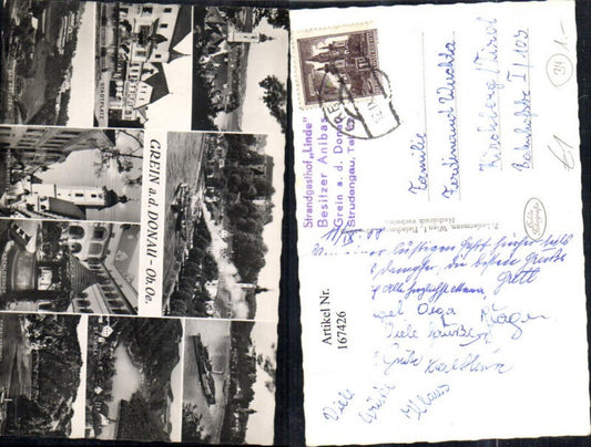 167426,Grein Bad Kreuzen St. Nikola Donaustrudel Mehrbildkarte