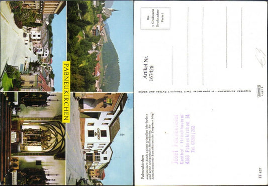 167428,Pabneukirchen b. Perg Gasthof zur Post Mehrbildkarte