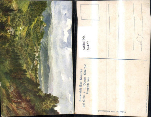 167429,Künstlerkarte Bad Kreuzen b. Grein A. Hartmann