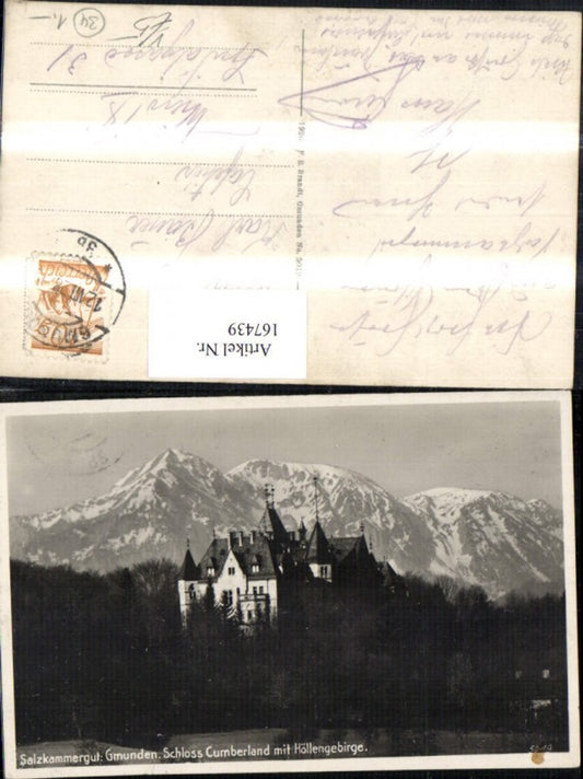 167439,Salzkammergut Schloss Cumberland m. Höllengebirge pub Brandt 5019