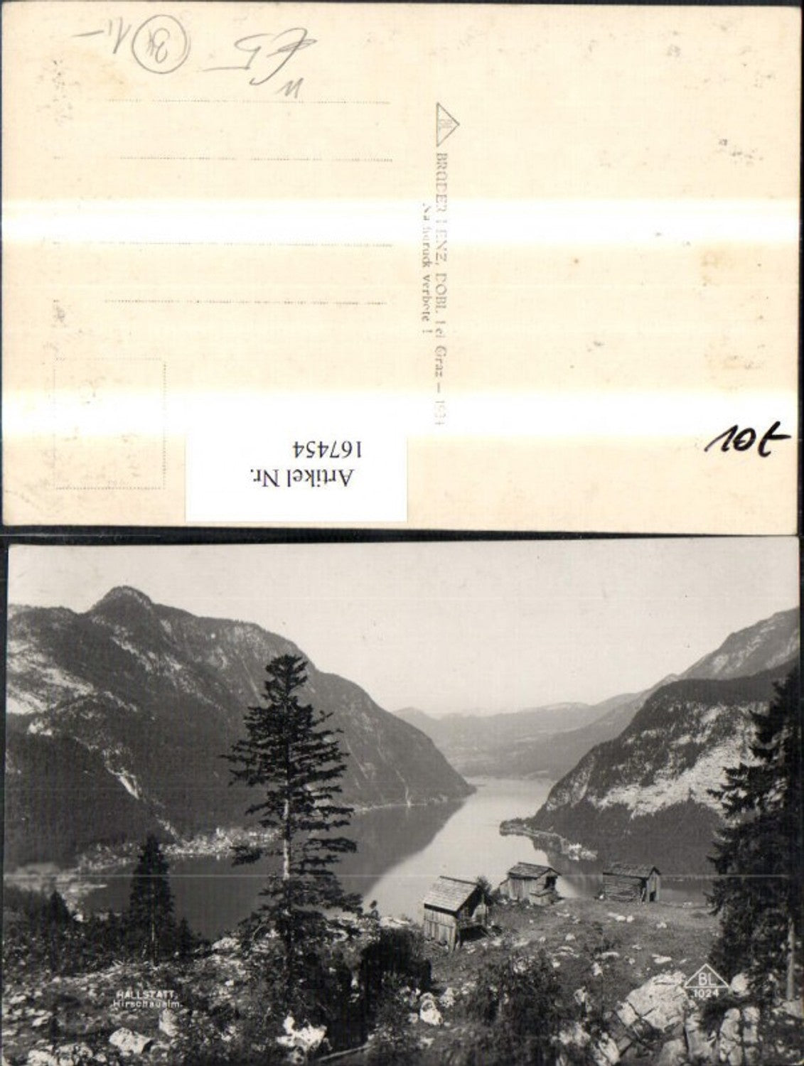 167454,Hallstatt Hirschaualm Traunkirchen Foto AK