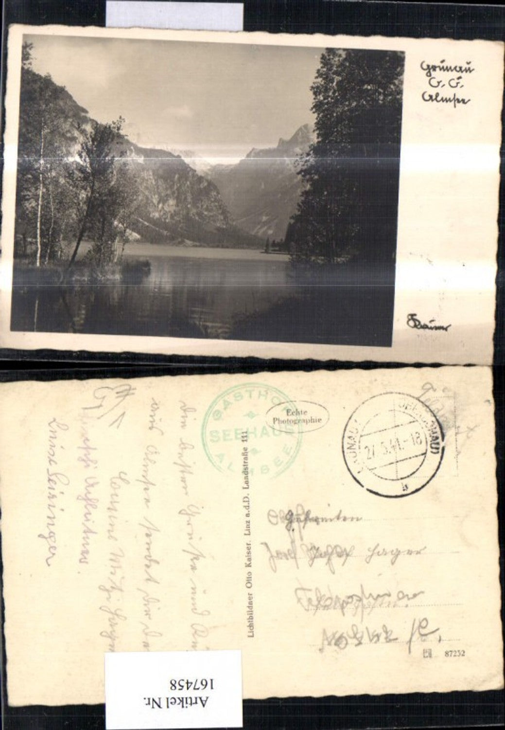 167458,Grünau Almsee Almtal pub Kaiser