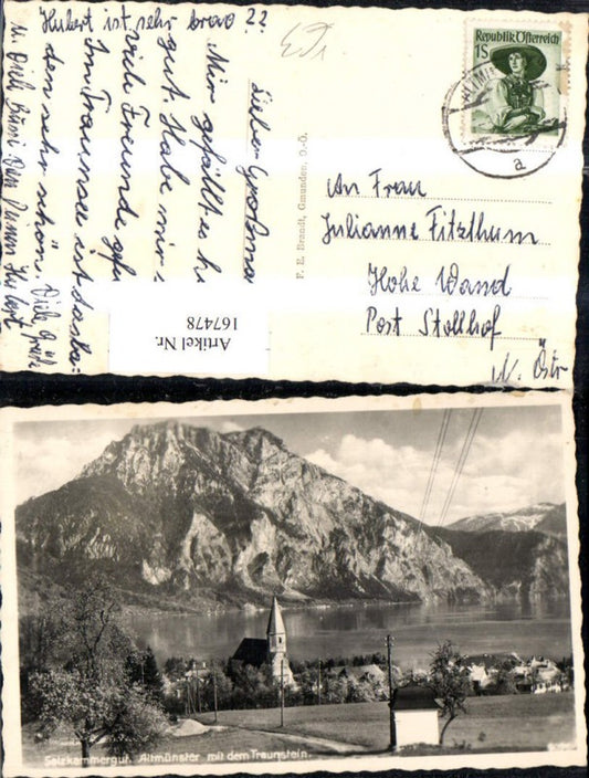 167478,Salzkammergut Altmünster m. d. Traunstein pub Brandt 5096