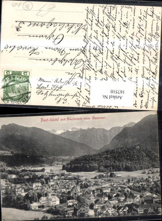 167510,Bad Ischl m. Dachstein v. Gassner Totale