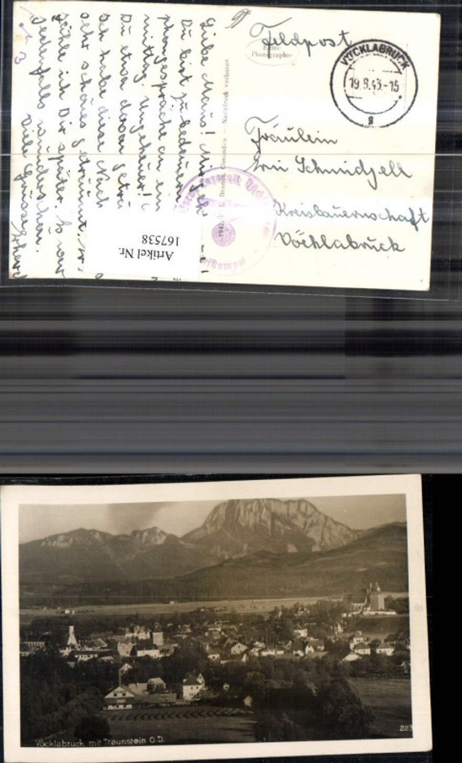 167538,Vöcklabruck m. Traunstein Totale