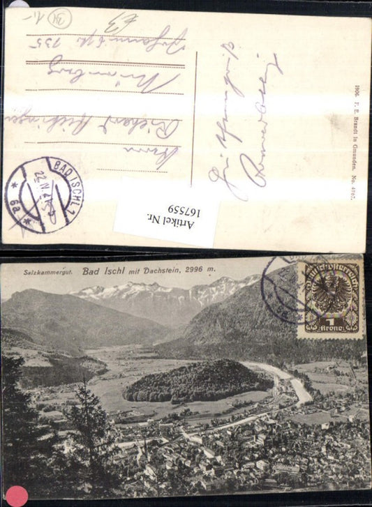 167559,Salzkammergut Bad Ischl m. Dachstein Totale