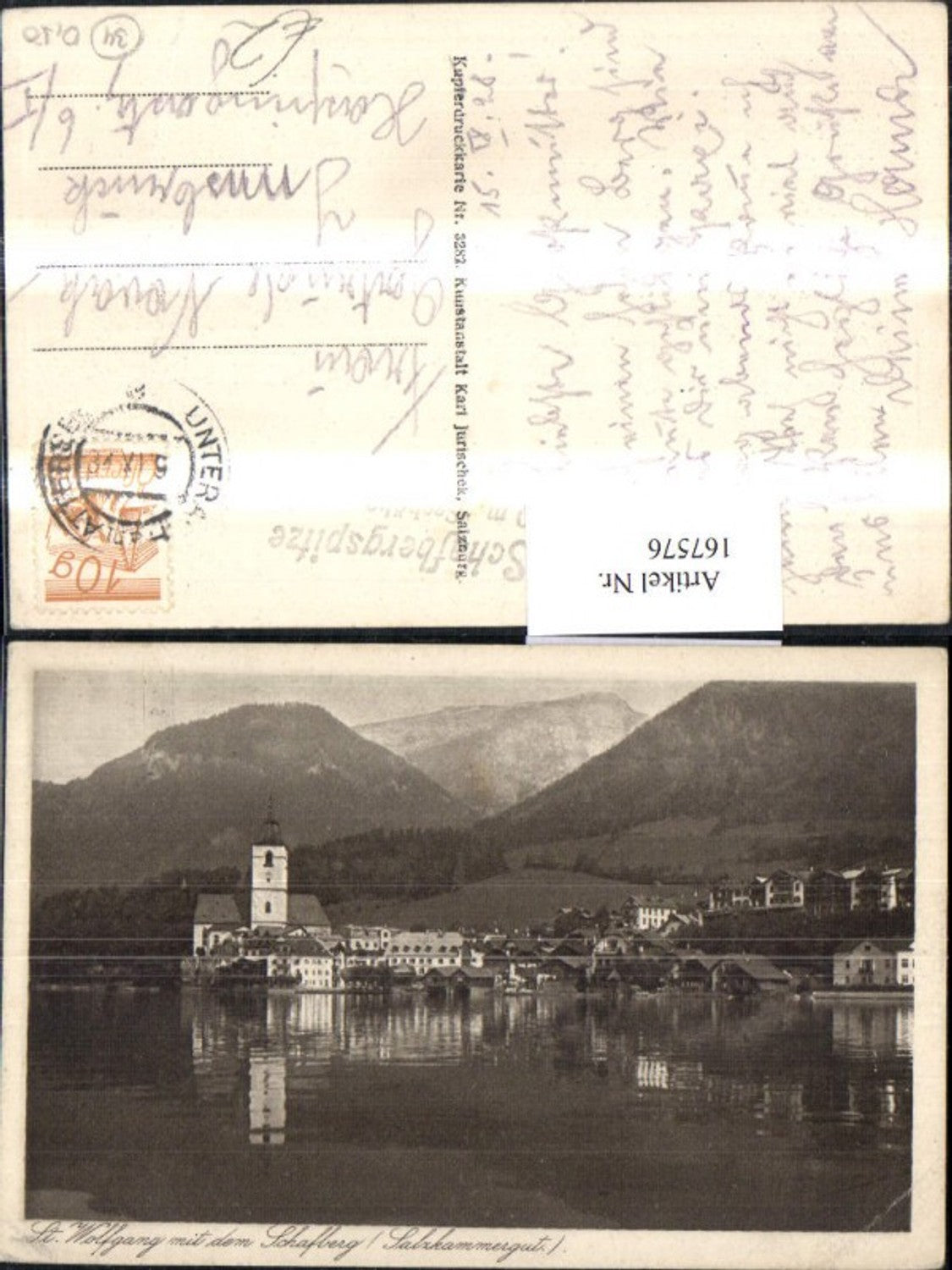 167576,Salzkammergut St. Wolfgang m. dm. Schafberg