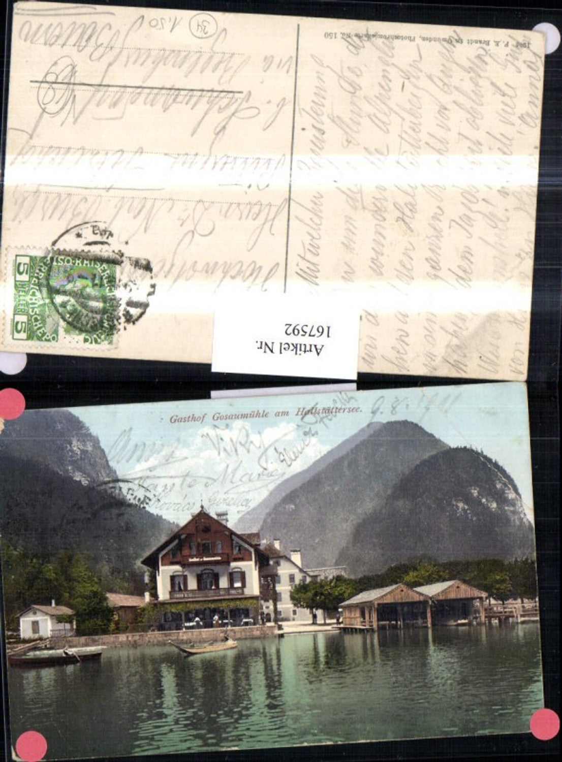 167592,Gosau Hallstättersee Gasthof Gosaumühle pub Brandt 150