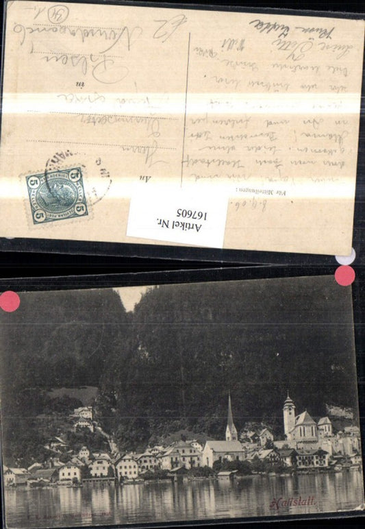 167605,Salzkammergut Hallstatt Totale pub Brandt 1859