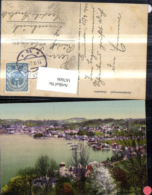 167606,Salzkammergut Gmunden Totale pub Brandt 1346