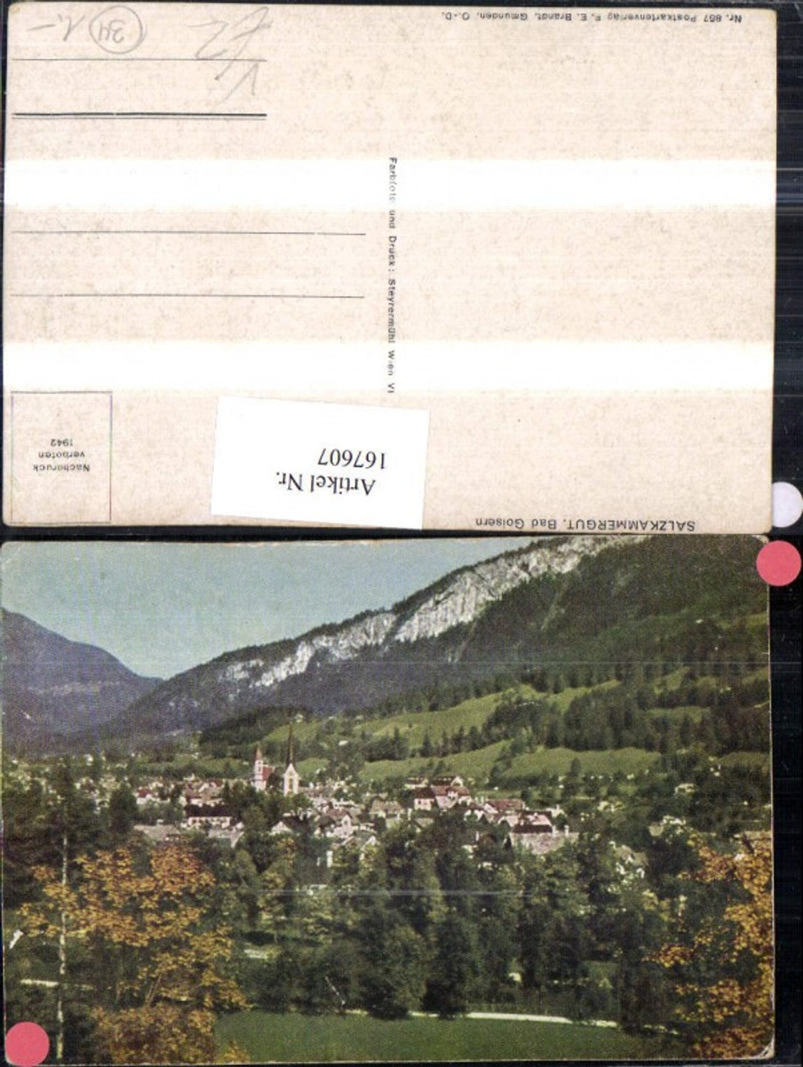 167607,Salzkammergut Bad Goisern Totale pub Brandt 857