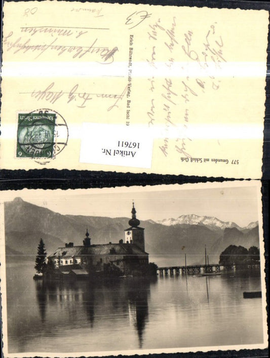 167611,Gmunden m. Schloss Orth