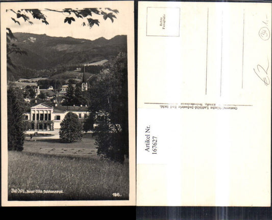 167627,Salzkammergut Bad Ischl Kaiser Villa