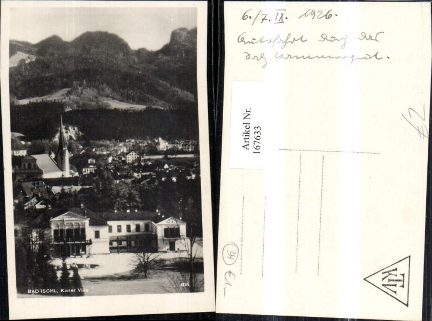 167633,Bad Ischl Kaiser Villa