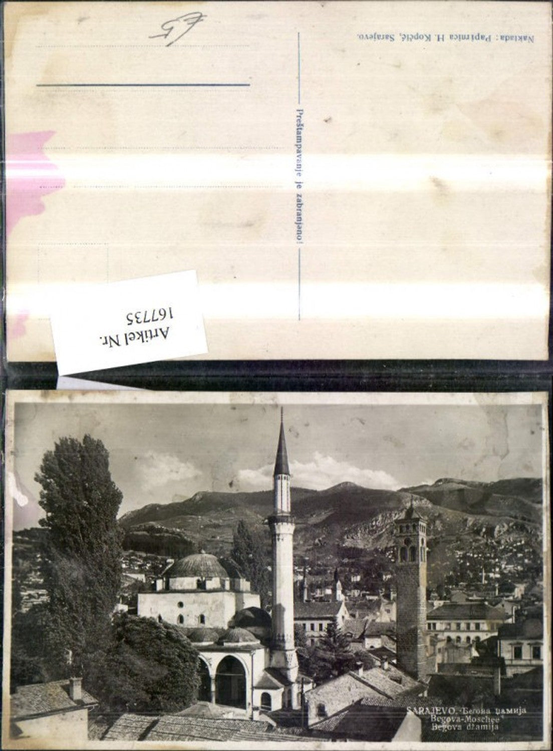 167735,Sarajevo Begova Moschee