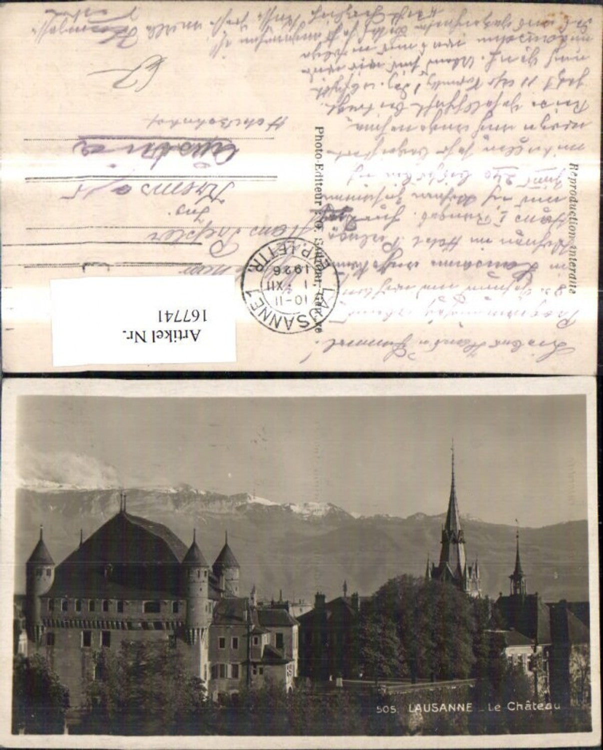 Alte Ansichtskarte – Old Postcard